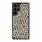 Husa Samsung Galaxy S23 Ultra - Skino Fancy Latte, animal print bej negru