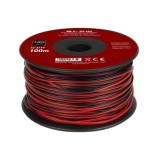 Cablu pentru difuzor, Blow, 2 mm x 0.35 mm x 100 m, Rosu/Negru