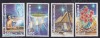 TUVALU -1992-CRACIUN-Serie completa de 4 timbre MNH, Nestampilat