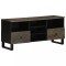 vidaXL Comodă TV, negru, 100x33x46 cm, lemn masiv de mango 4017702