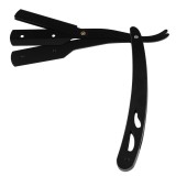 Brici Barbierit/Tuns Clasic Negru, Metalic, Lama Inclusa