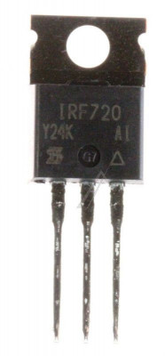 IRF720 MOSFET,N TO-220 400V 3,3A TIP:IRF720PBF IRF720PBF VISHAY foto