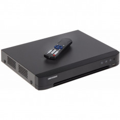 DVR 16 canale Turbo HD 5.0 Hikvision iDS-7216HQHI-K1/4S cu DeepLearning, H.265+ foto