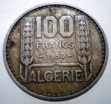 7.351 ALGERIA OCUPATIE FRANCEZA 100 FRANCS FRANCI 1950