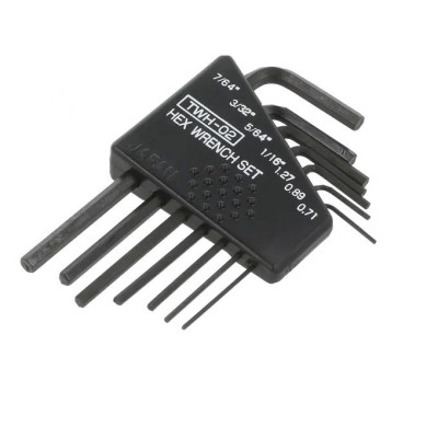 Set 7 chei imbus, HEX 0,05, HEX 0,7mm, HEX 0,89mm, HEX 1/16, HEX 3/32, HEX 5/64, HEX 7/64, ENGINEER, T148506 foto