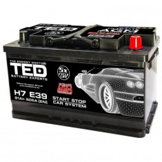 Baterie Auto 12V 81Ah cu Start Stop, Pornire 805A, Dimensiuni 315 x 175 x 190 mm Borna+ Dreapta Ted Electric