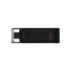 Memorie externa 256GB, Type C Kingston DT70, negru, DT70256GB