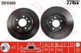 Disc frana BMW Seria 6 Cabriolet (E64) (2004 - 2010) TRW DF4360