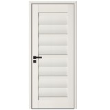 Usa de interior din lemn BestImp G2-88 E, stanga / dreapta, crem, 88 x 203 cm