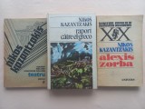 NIKOS KAZANTZAKIS- TEATRU + RAPORT CATRE EL GRECO + ALEXIS ZORBA