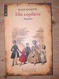 Din copilarie- Radu Rosetti