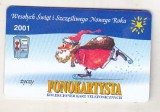 bnk card Cartele telefonice - Polonia TP - cartela cu chip - OTO Lublin - Merry Christmas 2001 - demo - rara