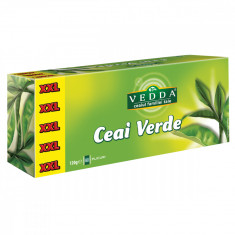 Ceai verde Pachet Economic, 80 plicuri, Vedda