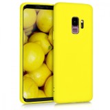 Husa pentru Samsung Galaxy S9, Silicon, Galben, 44089.165, Carcasa, Kwmobile