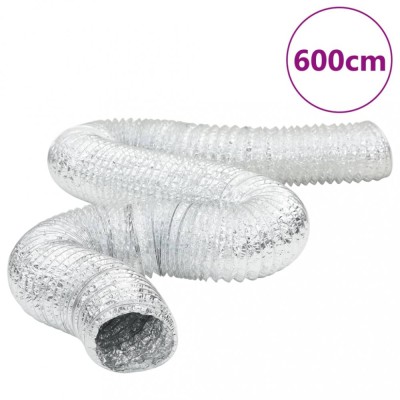 Conductă de ventilație, 6 m, &amp;Oslash;20 cm, aluminiu foto