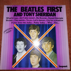 The Beatles First and Tony Sheridan Impact France vinil vinyl