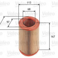 Filtru aer PEUGEOT 306 Hatchback (7A, 7C, N3, N5) (1993 - 2003) VALEO 585623