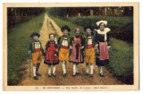 AD 1092 C. P. VECHE - EN BRETAGNE - UNE BANDO DE JOYEUX ,,SANS SOUCIS&quot;- 1950