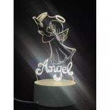 Cumpara ieftin Lampa Decorativa 3D - Ingeras 10x17cm