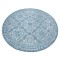 Covor sisal Loft 21193 Boho cerc fildeş argintiu albastru, cerc 160 cm