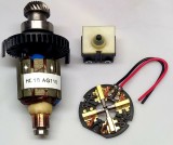 Rotor, platou perii (cărbuni), &icirc;ntrerupător polizor unghiular (flex) Milwaukee HD18 AG115