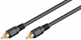 Cablu audio-video RCA-RCA 2m contacte aurite RG59 Goobay
