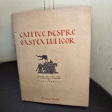 Cantec despre Oastea lui Igor - Traducere Mihai Beniuc, 1953, Cartea Rusa, 63 pag, Romana, brozata, uzata