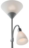 Lampadar Emy Plus 06-027, 1 x E27 + 1 x E14, 1790 mm, alb, modern