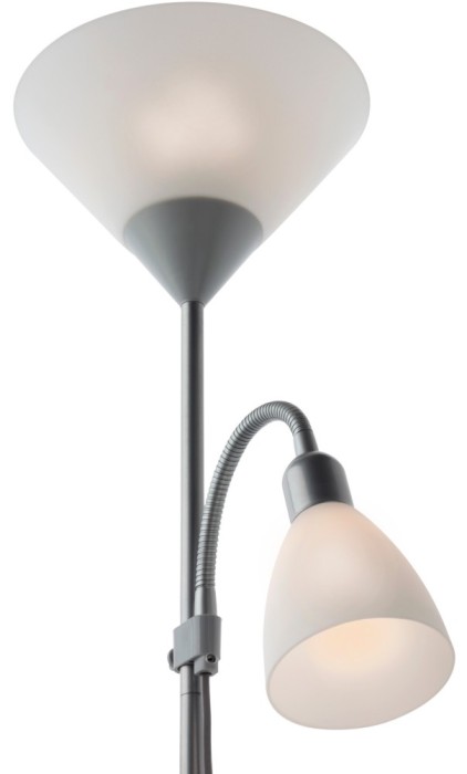 Lampadar Emy Plus 06-027, 1 x E27 + 1 x E14, 1790 mm, alb, modern