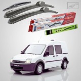 Cumpara ieftin Ștergătoare Ford Transit Connect MK1 P65 Van 1-Door 2002-2013 | Set Față și Spate Flat &ndash; TeamCar&reg;
