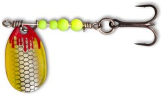 Magic Trout Reel Bloody Spinner UL 1/1,75g Pearl/Yellow foto