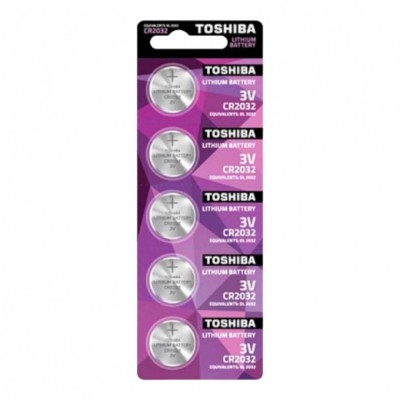 Baterii alcaline Toshiba, CR2032, 5 buc. set foto