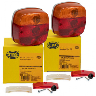 Set 2 Buc Lampa Stop Remorca Hella 2SE 002 578-701 foto