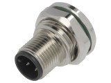 Soclu M12 4-PIN THT IP65 IP67 DeviceNet CANopen