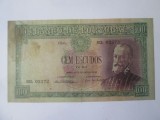 Rara! Portugalia 100 Escudos Ouro 1950 seria:02272