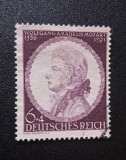 Germania Reich-ul German 1941 Comemorare Wolfgang Amadeus Mozart 150 Ani 6+4 Pfennig Ștampilat - A0040