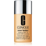 Clinique Even Better&trade; Makeup SPF 15 Evens and Corrects fard corector SPF 15 culoare WM 54 Honey Wheat 30 ml