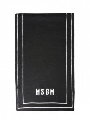 Esarfa barbat MSGM SCARF WITH LOGO INLAY 2940MK17 20756401 Negru foto