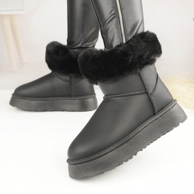 Cizme Tip Ugg De Dama 2336 Negre foto