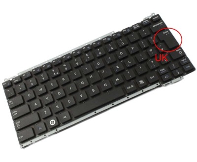 Tastatura Samsung Neagra 9Z N7CSN 001 layout UK fara rama enter mare, NC110 A01 layout UK fara rama enter mare foto