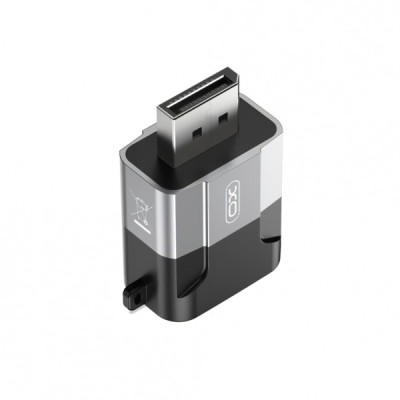 Adaptor Video XO Design GB016, DisplayPort - VGA, Gri foto