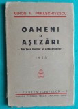 Miron Radu Paraschivescu &ndash; Oameni si asezari din Tara Motilor si Basarabilor ( volum debut 1938 )