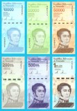Venezuela SET SOBERANO2 6x (p#109+110+111+112+113+114) 10.000+20.000+50.000+200.000+500.000+1.000.000 Bolivares Soberano 2019-2020 UNC