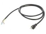 Cablu de alimentare NEMA 5-15, 3x14AWG, 2m, negru