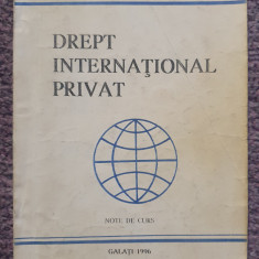 Drept international privat, Georgeta Tatu, Note de curs 1996, 200 pag