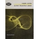 Vasile Conta - Scrieri filosofice alese (Editia: 1975)