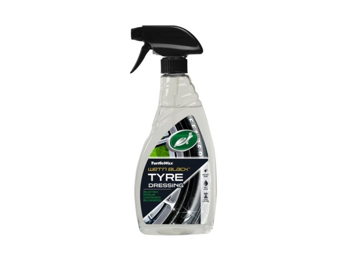 Solutie intretinere si luciu anvelope, aspect umed Turtle Wax Wet N Black 500ml