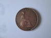 Rara! Marea Britanie 1/2 Penny 1837 William IV, Europa, Cupru (arama)