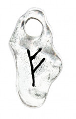 Pandantiv talisman cu rune Feoh foto