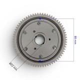Ambreiaj unidirectional + pinion, ATV Asix 250CC Cod Produs: MX_NEW AP230JNG-058